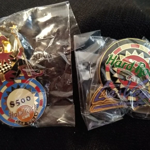 hard rock cafe las Vegas roulette & jester pin - Picture 4 of 7